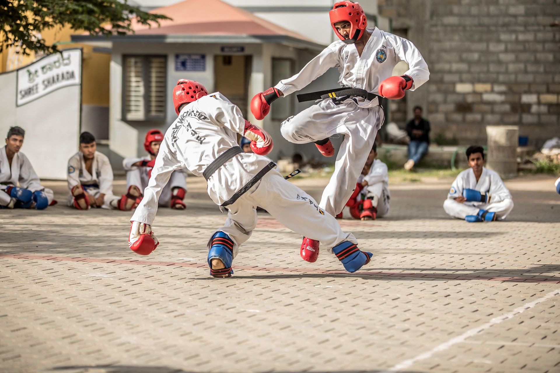 Taekwondo class