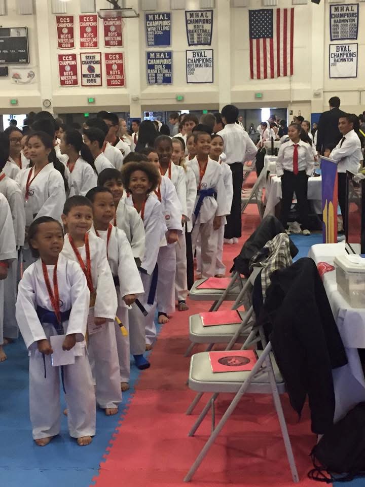 Students training